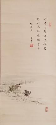 石鶏図