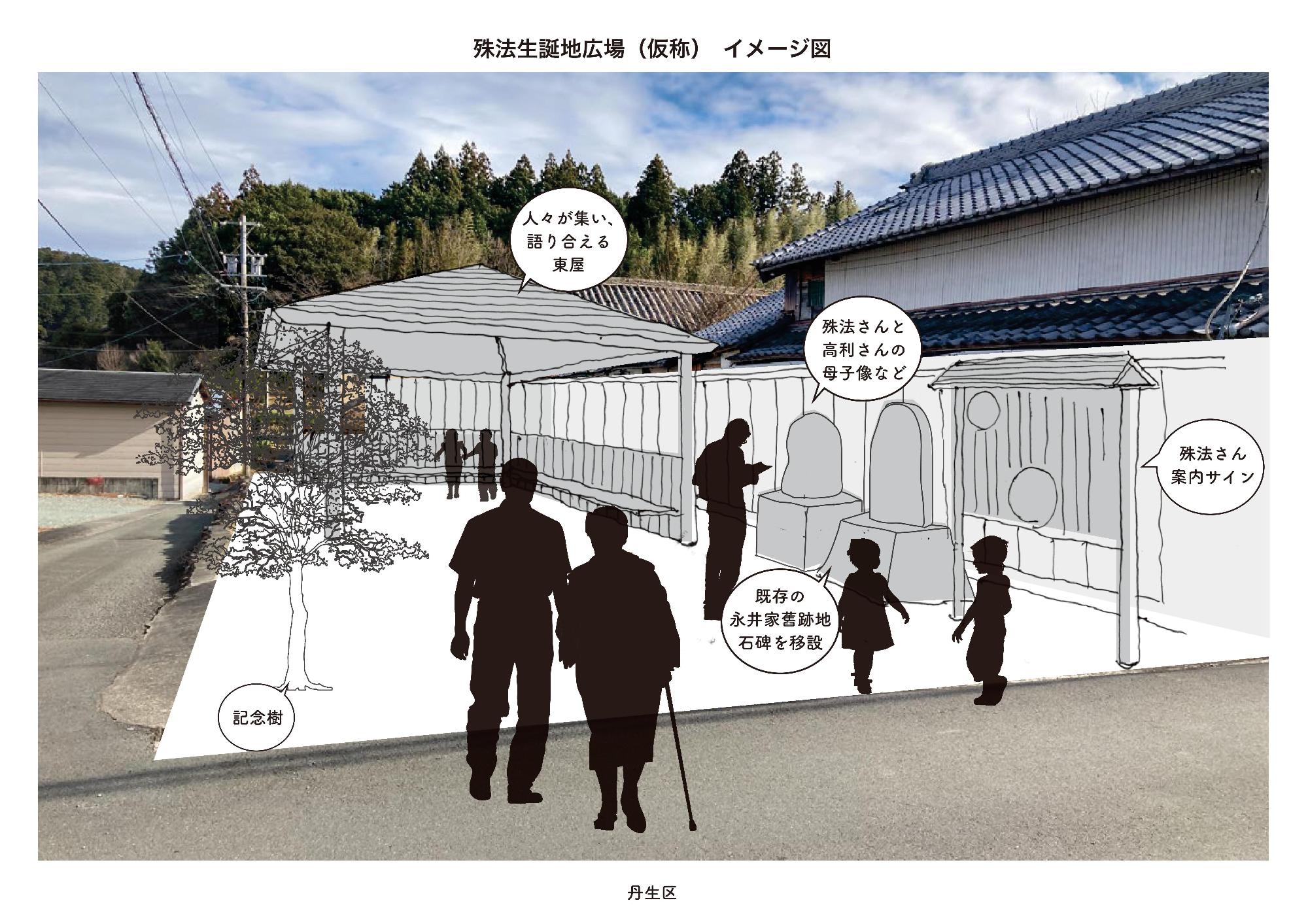 (殊法記念広場整備イメージ)