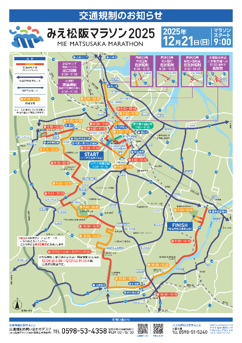 みえ松阪マラソン2025 表