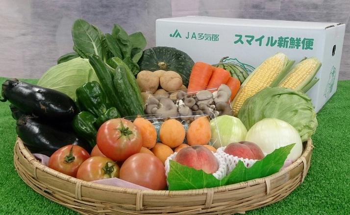 多気町返礼品 「JA-04 旬の野菜と果物の詰め合わせ」